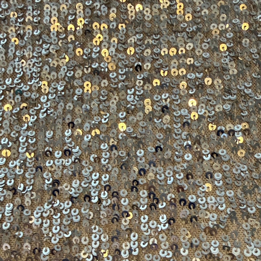 Cable & Gauge ❤️ Silver Sequin Statement Top - Sz M NWT - Picture 6 of 11